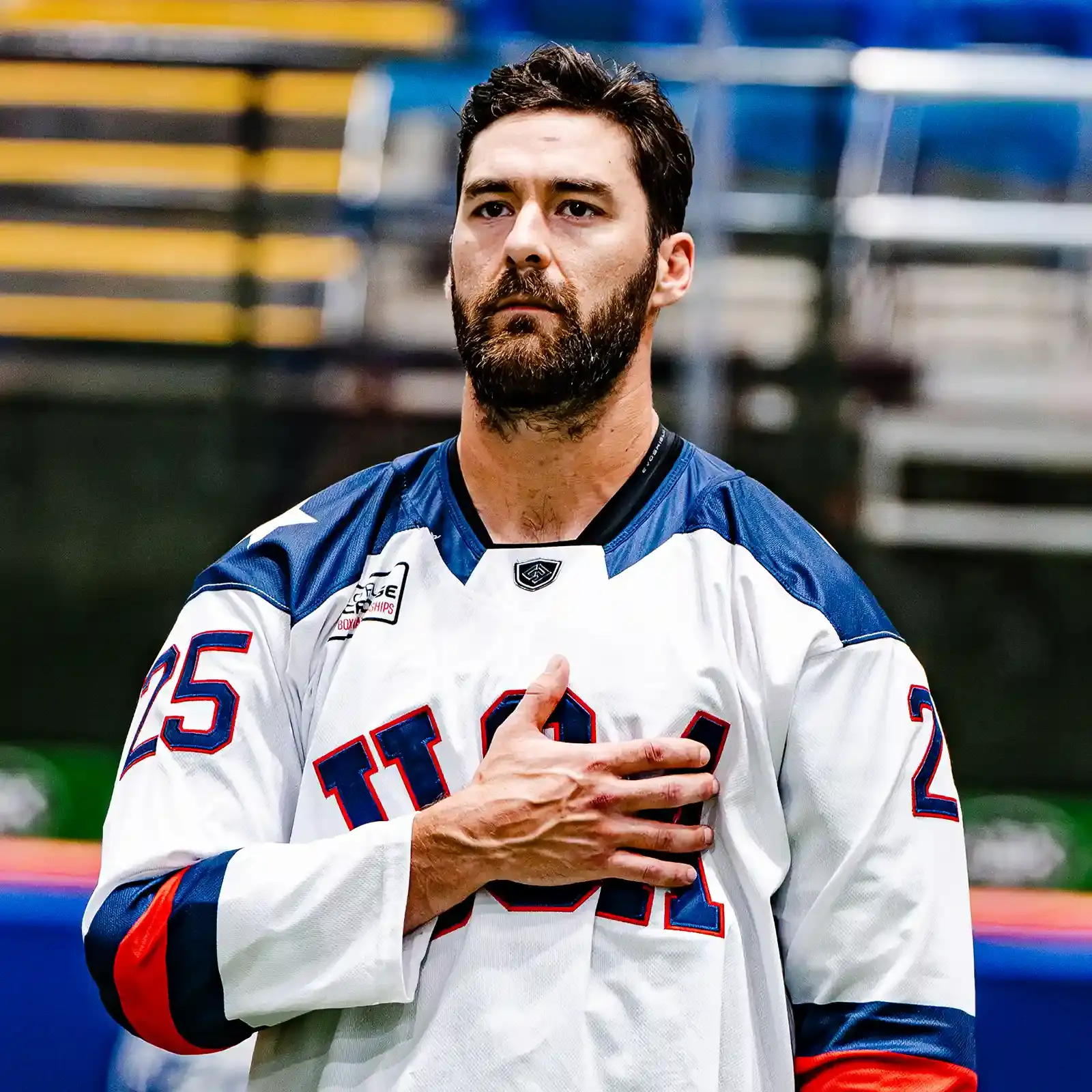 Eli Gobrecht playing for the WaterDogs